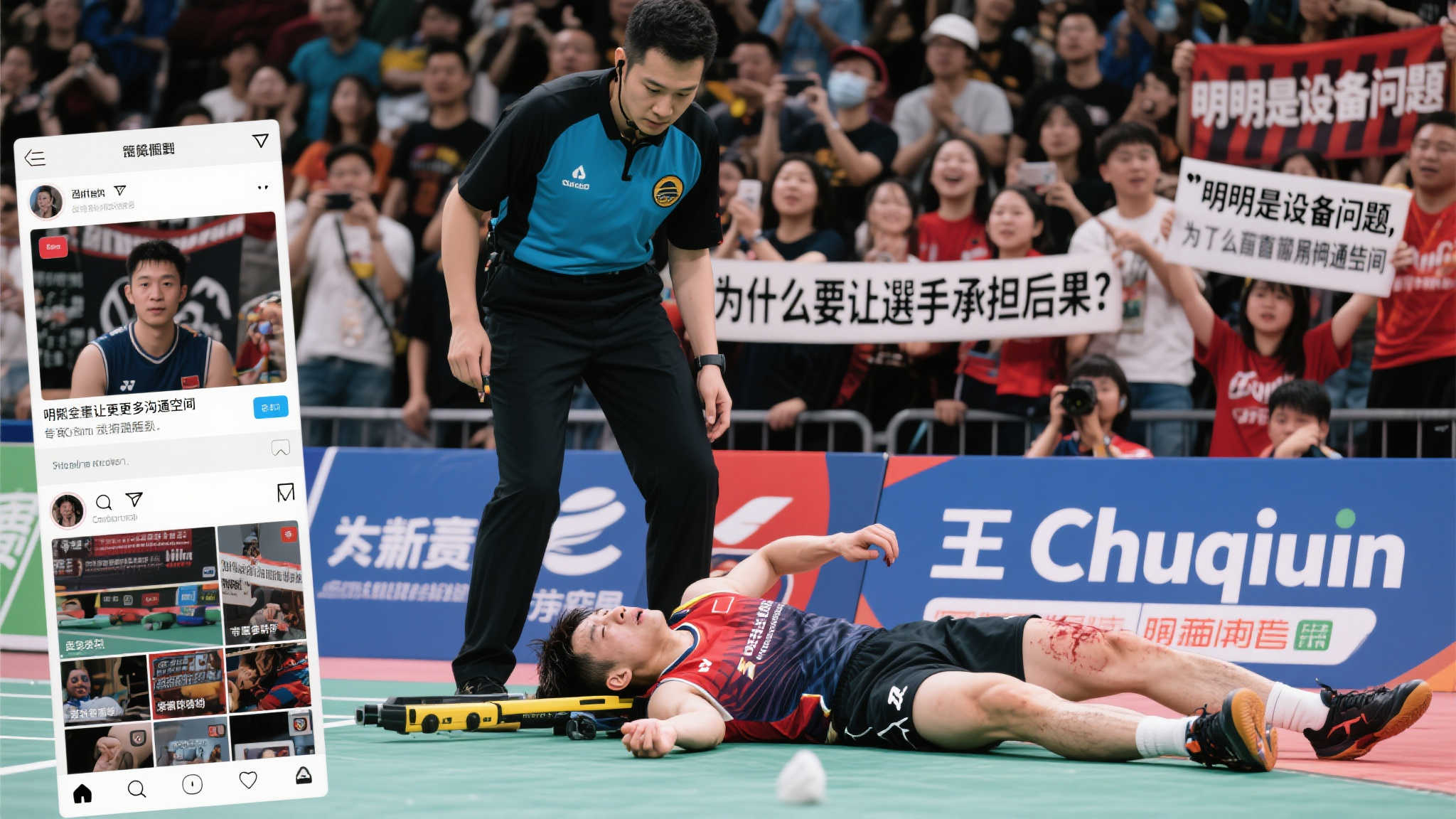 赛中表现出